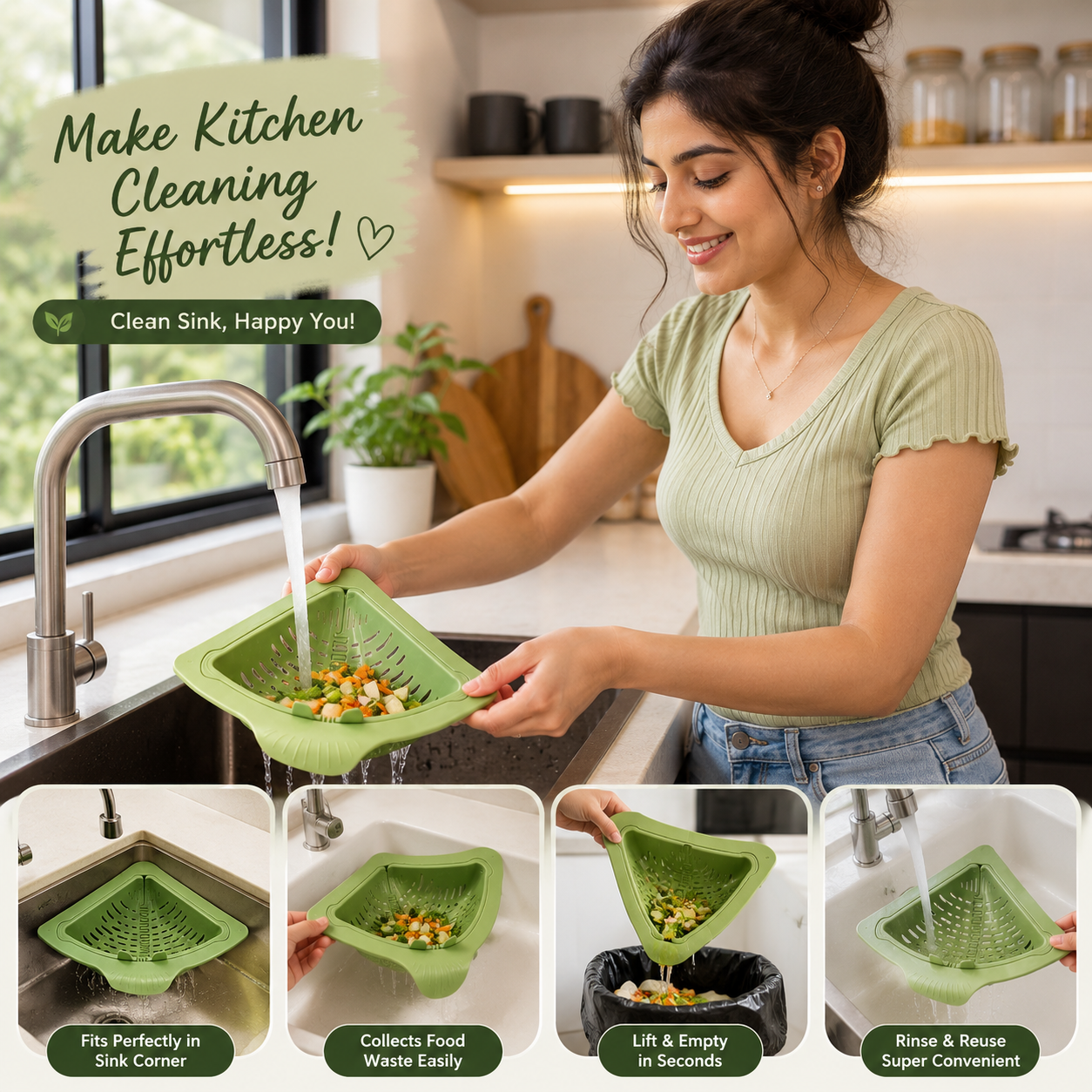 SnapCatch Sink Strainer