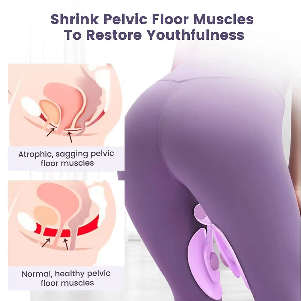 Thigh Master & Pelvic Floor Trainer Hip & Pelvis Exercise Equipment for Inner Thigh, Glutes, Legs