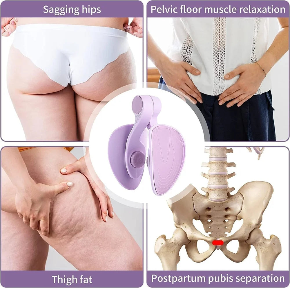 Thigh Master & Pelvic Floor Trainer Hip & Pelvis Exercise Equipment for Inner Thigh, Glutes, Legs
