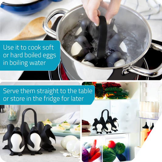 EggWaddle™ – Penguin Boiled Egg Holder