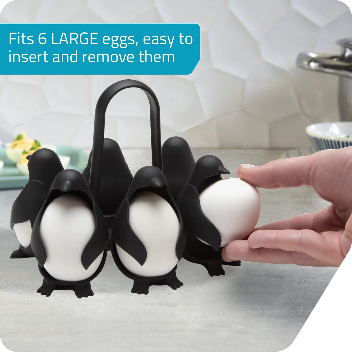 EggWaddle™ – Penguin Boiled Egg Holder